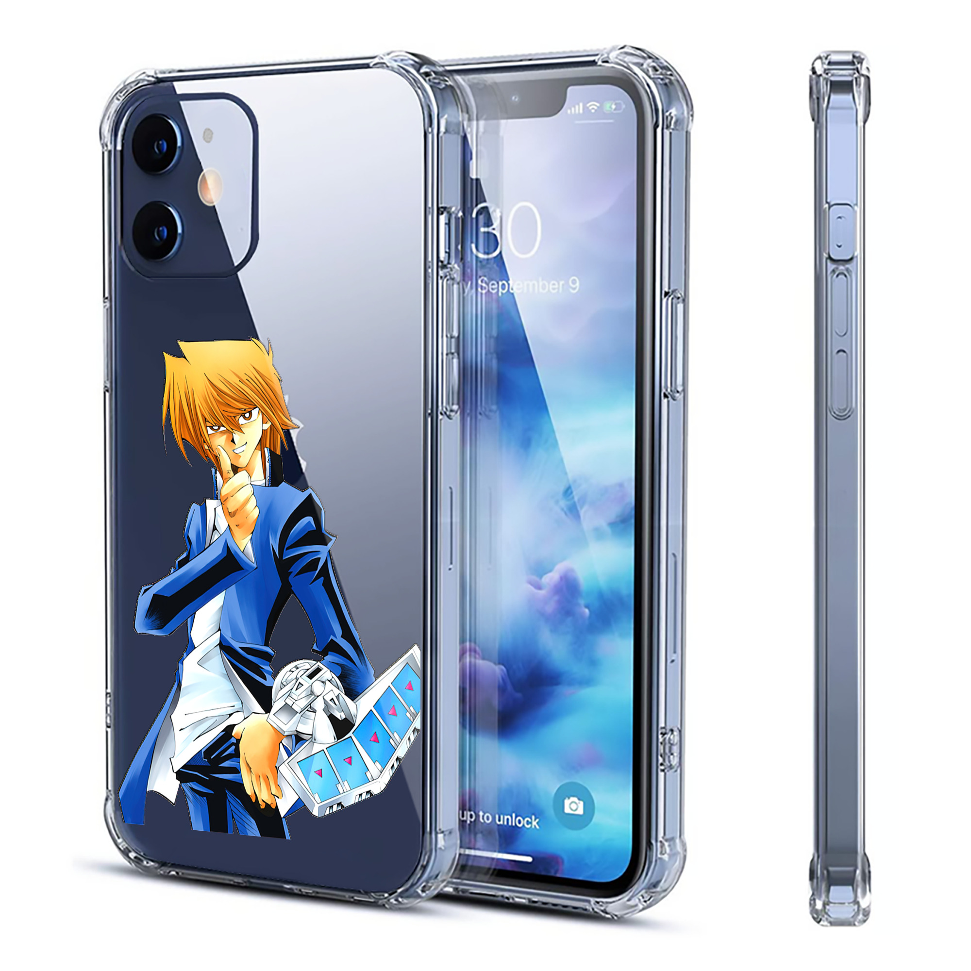 （画像用） 遊☆戯☆王 Yu-Gi-Oh! 【iPhone 12シリーズ対応】透明スマホケース（クリアソフトケース）